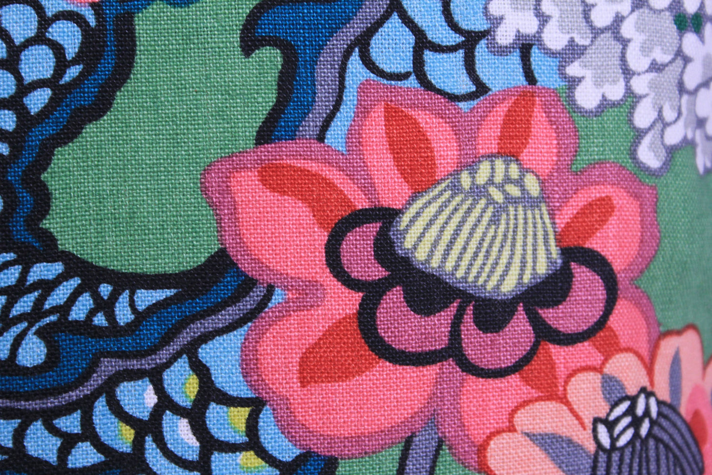 Chiang Mai Dragon and Purple Velvet 20" Pillow Cover