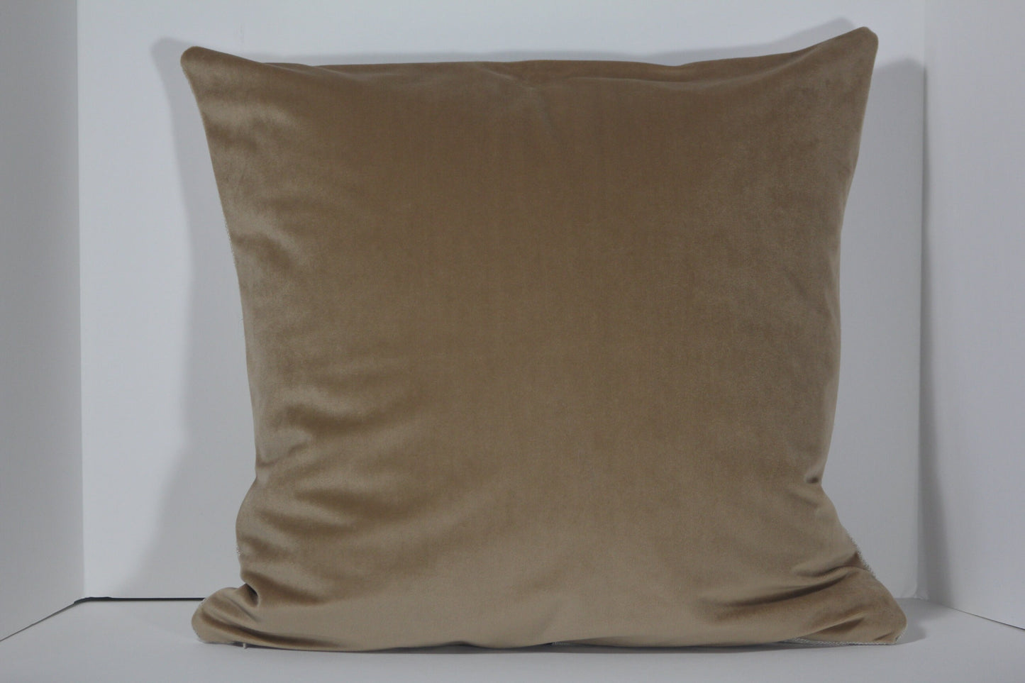 Zebra pattern flocked velvet 20" pillow cover