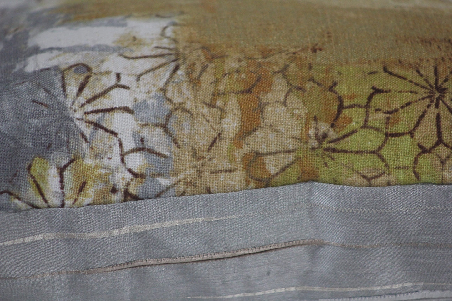 Covington Floral and Emerald Green Velvet 20” pillow cover