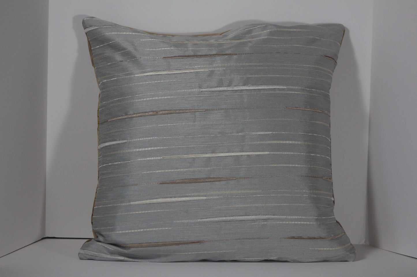Covington Floral and Camel Velvet 20” pillow cover