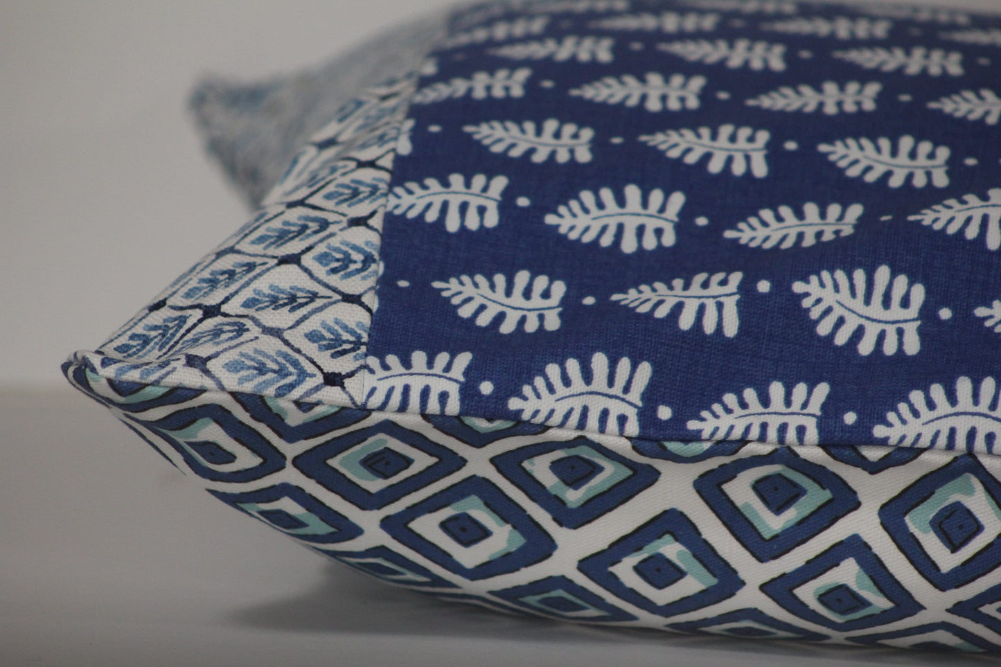 Saranac Pine and Thibaut Ferndale 20” pillow cover
