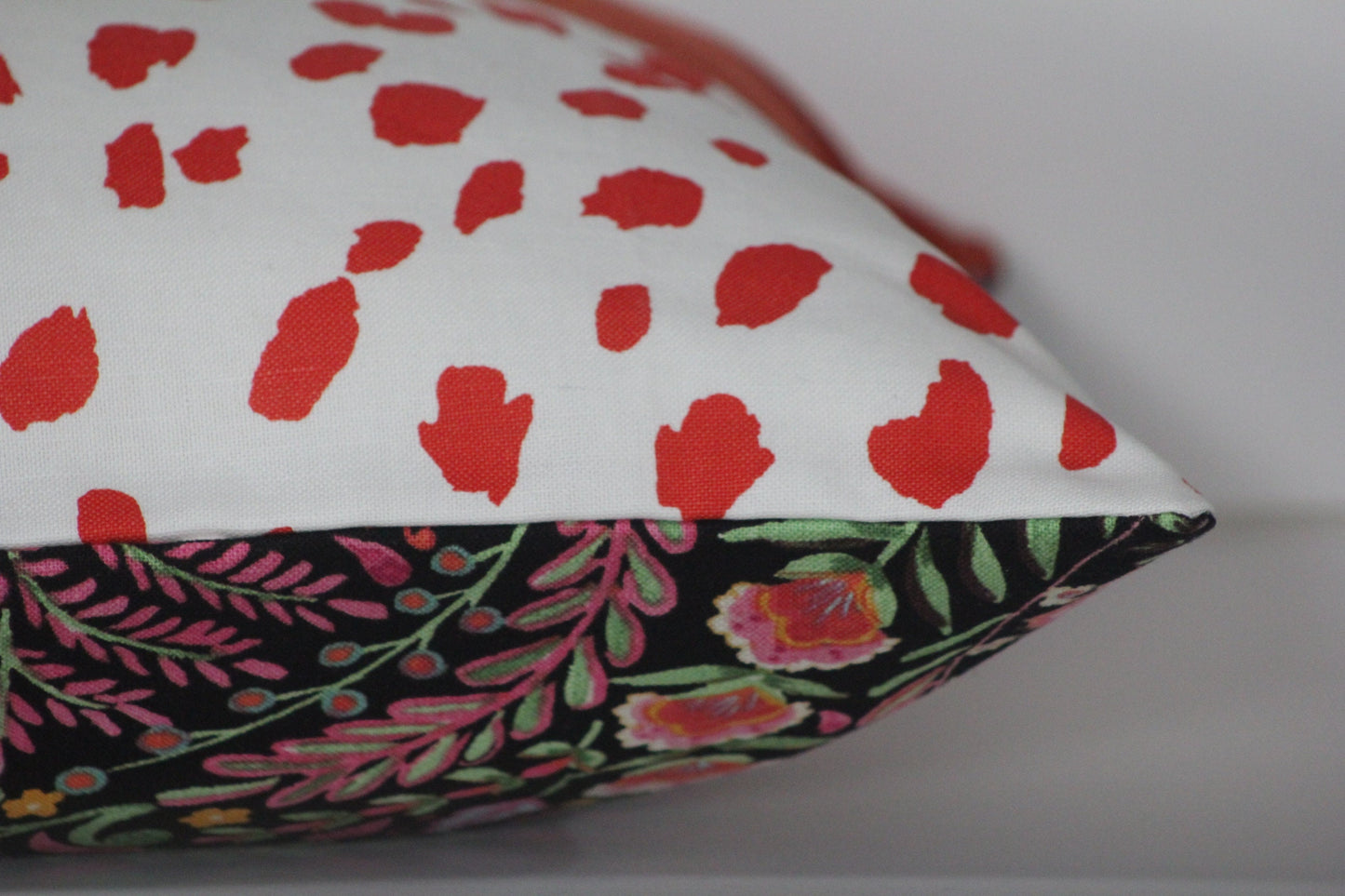 Big Ditty, Orange Linen, and Peaceful Perch 20” pillow cover