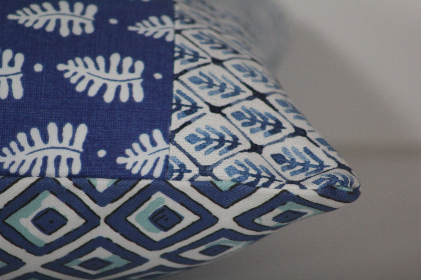 Saranac Pine and Thibaut Ferndale 20” pillow cover
