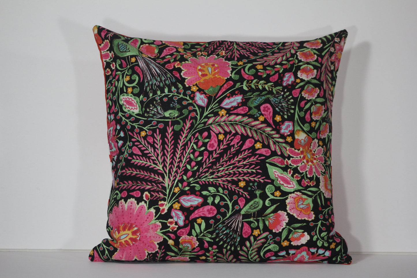 Big Ditty, Orange Linen, and Peaceful Perch 20” pillow cover