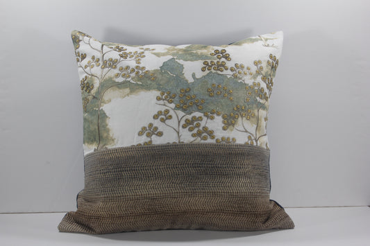 Ann Gish's Avalon with Ombre Panel 20” pillow cover