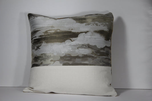 Clouds 20" large panel pillow cover